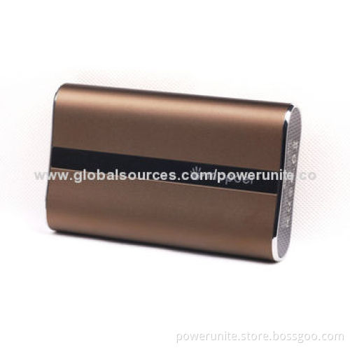 Huge capacity luxury gold power bank, 16,000mAh for iPad/laptop with high quality